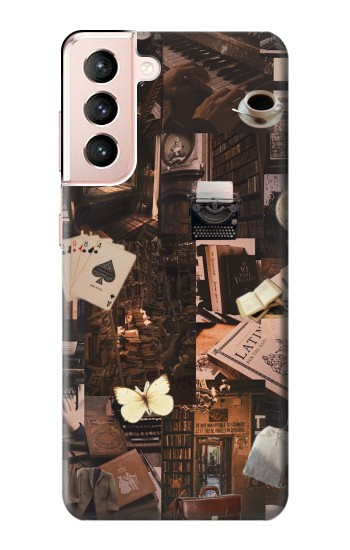 W3877 Dark Academia Case Cover Custodia e Flip Case per Samsung Galaxy S21 5G