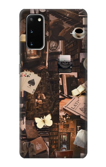 W3877 Dark Academia Case Cover Custodia e Flip Case per Samsung Galaxy S20