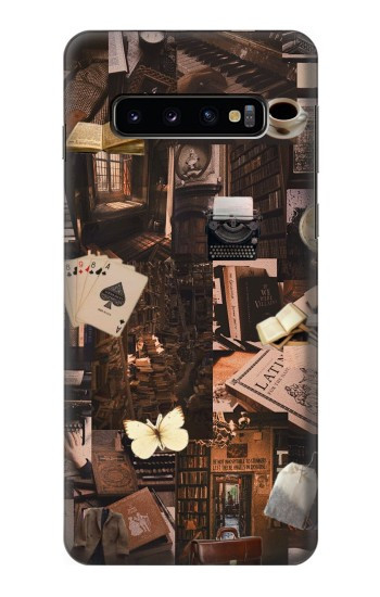 W3877 Dark Academia Case Cover Custodia e Flip Case per Samsung Galaxy S10