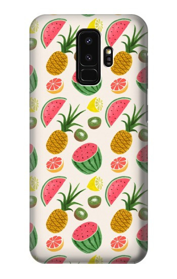 W3883 Fruit Pattern Case Cover Custodia e Flip Case per Samsung Galaxy S9 Plus