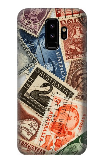 W3900 Stamps Case Cover Custodia e Flip Case per Samsung Galaxy S9