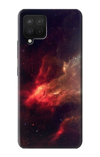 W3897 Red Nebula Space Case Cover Custodia e Flip Case per Samsung Galaxy A12