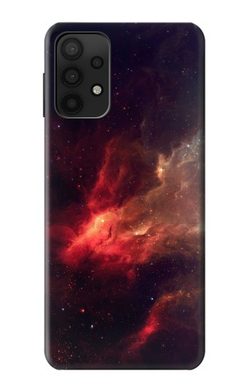 W3897 Red Nebula Space Case Cover Custodia e Flip Case per Samsung Galaxy A32 5G