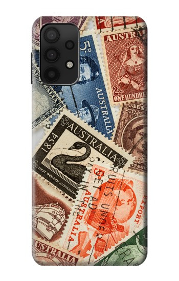 W3900 Stamps Case Cover Custodia e Flip Case per Samsung Galaxy A32 5G