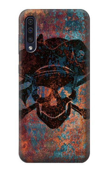 W3895 Pirate Skull Metal Case Cover Custodia e Flip Case per Samsung Galaxy A50 W3895 Pirate Skull Metal Case Cover Custodia e Flip Case per Samsung Galaxy A50