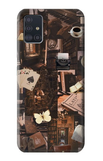 W3877 Dark Academia Case Cover Custodia e Flip Case per Samsung Galaxy A51 5G