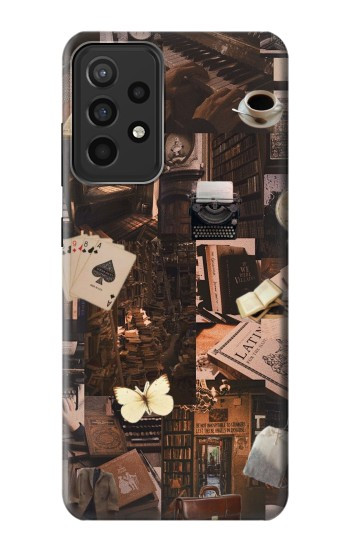 W3877 Dark Academia Case Cover Custodia e Flip Case per Samsung Galaxy A52s 5G