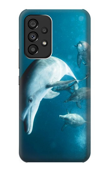 W3878 Dolphin Case Cover Custodia e Flip Case per Samsung Galaxy A53 5G