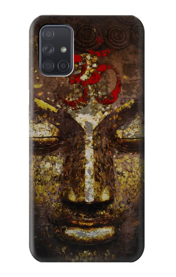 W3874 Buddha Face Ohm Symbol Case Cover Custodia e Flip Case per Samsung Galaxy A71 5G