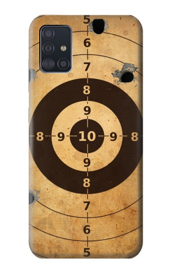 W3894 Paper Gun Shooting Target Case Cover Custodia e Flip Case per Samsung Galaxy A51