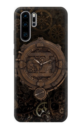 W3902 Steampunk Clock Gear Case Cover Custodia e Flip Case per Huawei P30 Pro