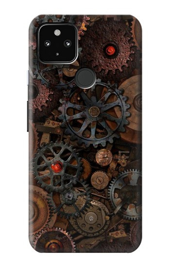 W3884 Steampunk Mechanical Gears Case Cover Custodia e Flip Case per Google Pixel 4a 5G