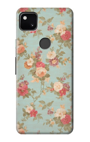 W3910 Vintage Rose Case Cover Custodia e Flip Case per Google Pixel 4a