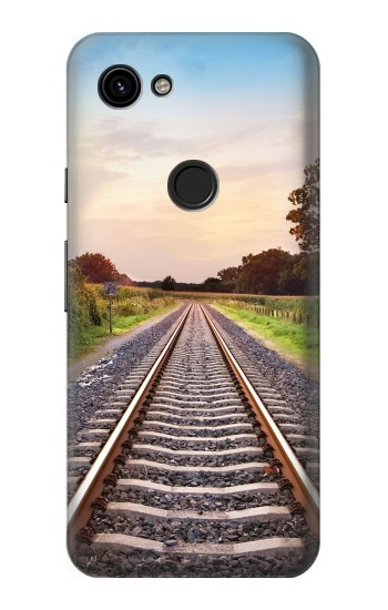 W3866 Railway Straight Train Track Case Cover Custodia e Flip Case per Google Pixel 3a