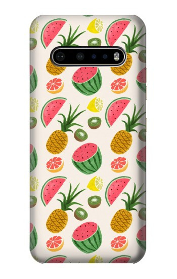 W3883 Fruit Pattern Case Cover Custodia e Flip Case per LG V60 ThinQ 5G