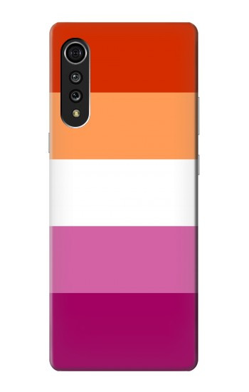 W3887 Lesbian Pride Flag Case Cover Custodia e Flip Case per LG Velvet