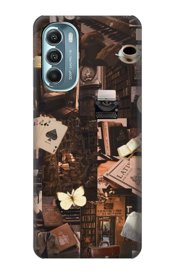 W3877 Dark Academia Case Cover Custodia e Flip Case per Motorola Moto G Stylus 5G (2022)