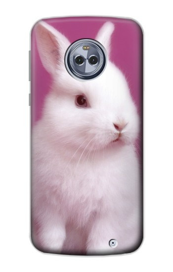 W3870 Cute Baby Bunny Case Cover Custodia e Flip Case per Motorola Moto X4