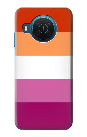W3887 Lesbian Pride Flag Case Cover Custodia e Flip Case per Nokia X20