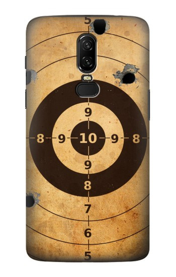 W3894 Paper Gun Shooting Target Case Cover Custodia e Flip Case per OnePlus 6