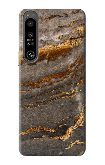 W3886 Gray Marble Rock Case Cover Custodia e Flip Case per Sony Xperia 1 IV