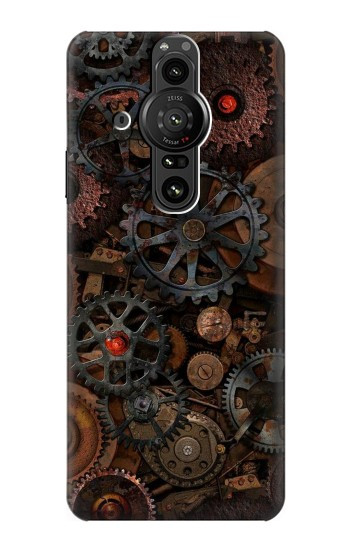 W3884 Steampunk Mechanical Gears Case Cover Custodia e Flip Case per Sony Xperia Pro-I