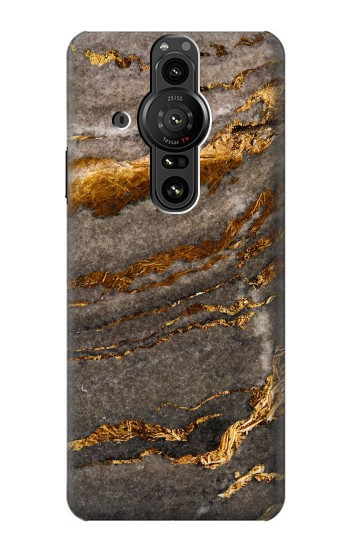 W3886 Gray Marble Rock Case Cover Custodia e Flip Case per Sony Xperia Pro-I
