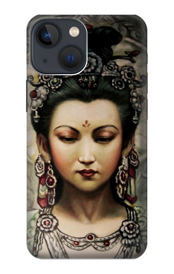 W0681 Guan Yin Case Cover Custodia e Flip Case per iPhone 14