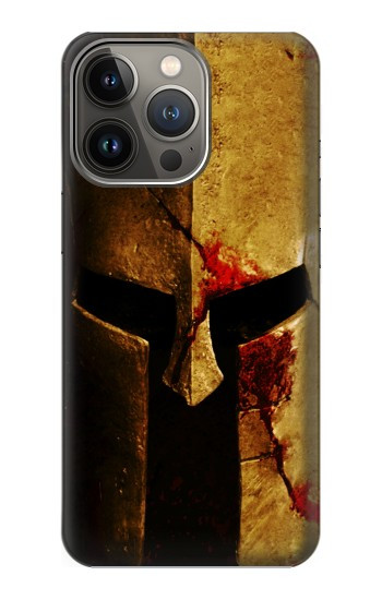 W2439 Warrior Spartan Helmet Case Cover Custodia e Flip Case per iPhone 14 Pro