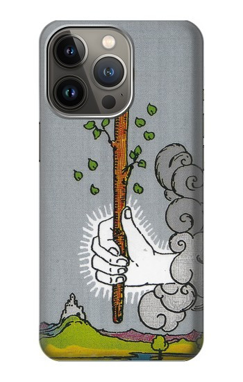 W3723 Tarot Card Age of Wands Case Cover Custodia e Flip Case per iPhone 14 Pro