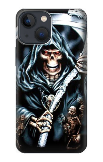 W0295 Grim Reaper Case Cover Custodia e Flip Case per iPhone 14 Plus