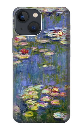 W0997 Claude Monet Water Lilies Case Cover Custodia e Flip Case per iPhone 14 Plus