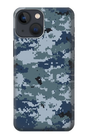 W2346 Navy Camo Camouflage Graphic Case Cover Custodia e Flip Case per iPhone 14 Plus