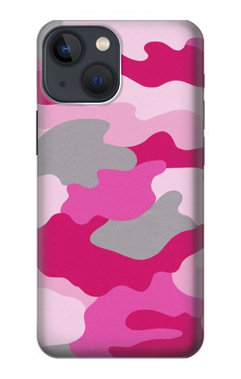 W2525 Pink Camo Camouflage Case Cover Custodia e Flip Case per iPhone 14 Plus