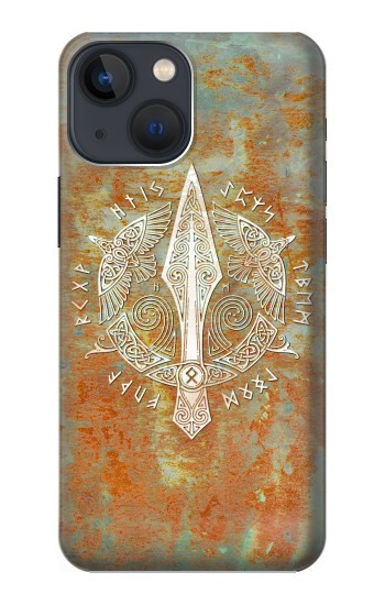 W3827 Gungnir Spear of Odin Norse Viking Symbol Case Cover Custodia e Flip Case per iPhone 14 Plus