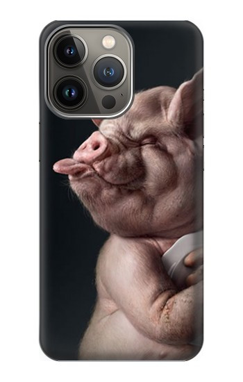 W1273 Crazy Pig Case Cover Custodia e Flip Case per iPhone 14 Pro Max