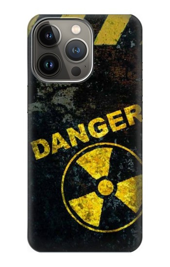 W3891 Nuclear Hazard Danger Case Cover Custodia e Flip Case per iPhone 14 Pro Max