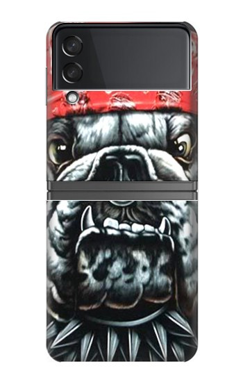 W0100 Bulldog American Football Case Cover Custodia e Flip Case per Samsung Galaxy Z Flip 4