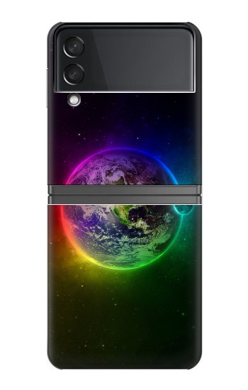 W2570 Colorful Planet Case Cover Custodia e Flip Case per Samsung Galaxy Z Flip 4
