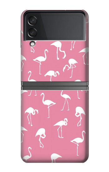 W2858 Pink Flamingo Pattern Case Cover Custodia e Flip Case per Samsung Galaxy Z Flip 4