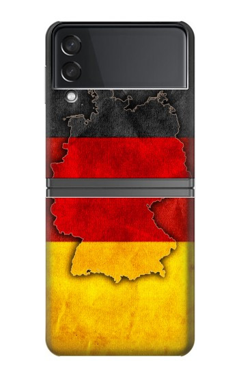 W2935 Germany Flag Map Case Cover Custodia e Flip Case per Samsung Galaxy Z Flip 4