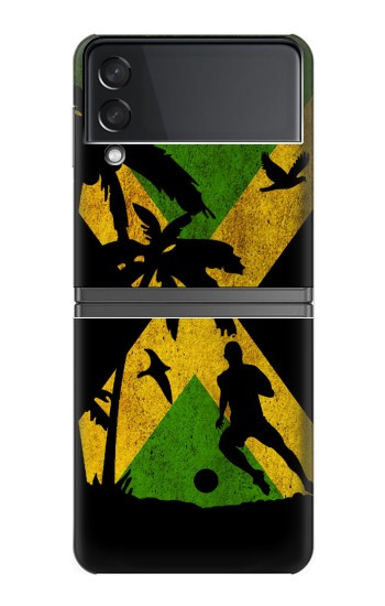 W2975 Jamaica Football Soccer Case Cover Custodia e Flip Case per Samsung Galaxy Z Flip 4