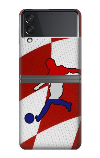 W2993 Croatia Football Soccer Case Cover Custodia e Flip Case per Samsung Galaxy Z Flip 4