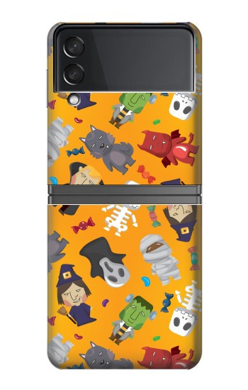 W3275 Cute Halloween Cartoon Pattern Case Cover Custodia e Flip Case per Samsung Galaxy Z Flip 4