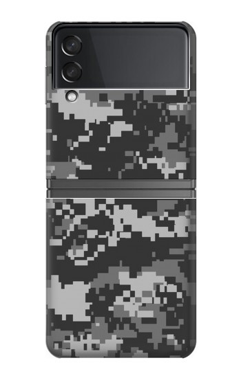 W3293 Urban Black Camo Camouflage Case Cover Custodia e Flip Case per Samsung Galaxy Z Flip 4