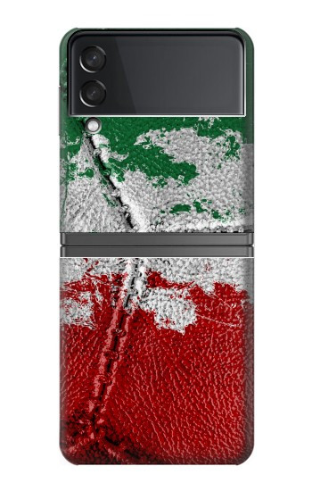 W3318 Italy Flag Vintage Football Graphic Case Cover Custodia e Flip Case per Samsung Galaxy Z Flip 4