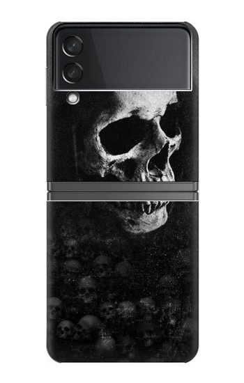 W3333 Death Skull Grim Reaper Case Cover Custodia e Flip Case per Samsung Galaxy Z Flip 4
