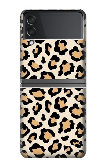 W3374 Fashionable Leopard Seamless Pattern Case Cover Custodia e Flip Case per Samsung Galaxy Z Flip 4