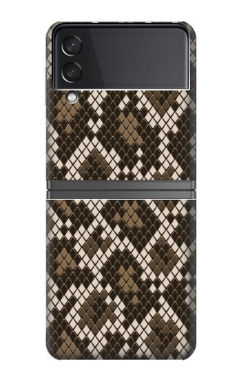 W3389 Seamless Snake Skin Pattern Graphic Case Cover Custodia e Flip Case per Samsung Galaxy Z Flip 4