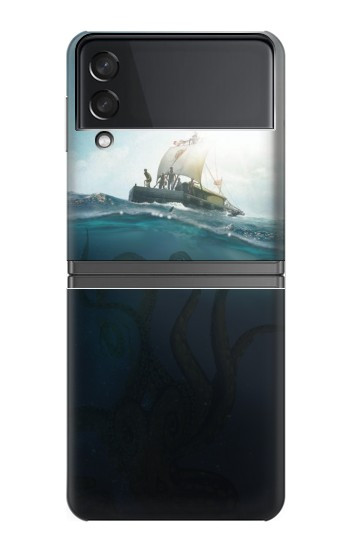 W3540 Giant Octopus Case Cover Custodia e Flip Case per Samsung Galaxy Z Flip 4